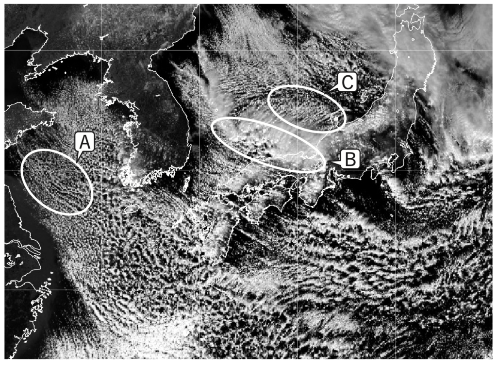 気象衛星可視画像