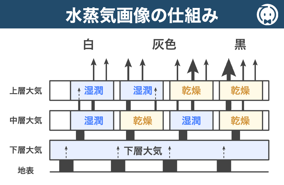 水蒸気画像の仕組み