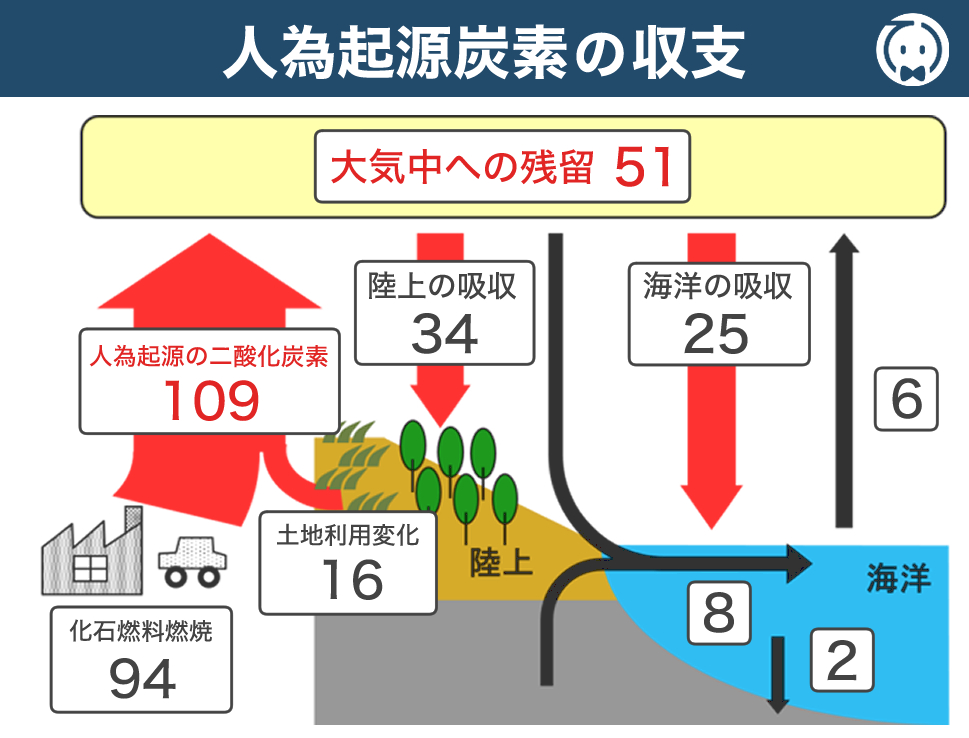 人為起源炭素収支